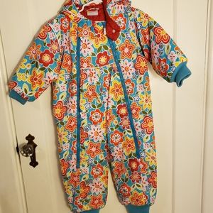Hanna Andersson Floral Snowsuit